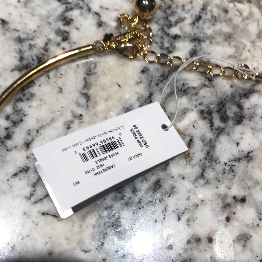 Kate Spade Vegas Jewels Cabaret Pink Statement Necklace NWT - Picture 3 of 3